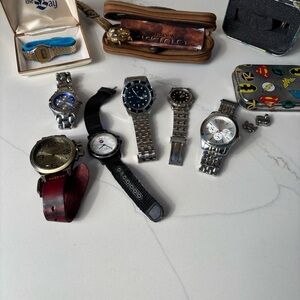 Assorted junk drawer Watches Collection